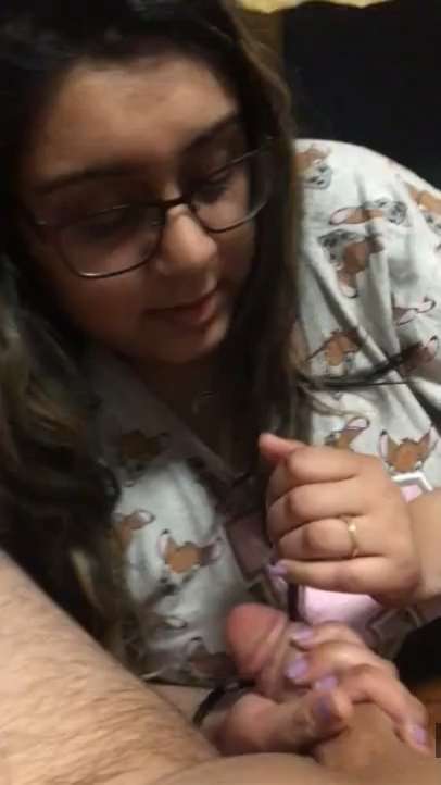 Chubby Indian Wife Blowjob To Her Husband