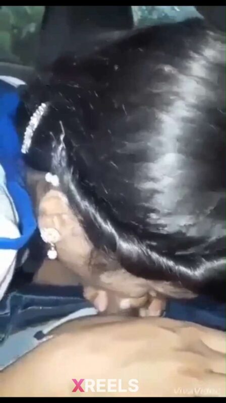 Thumbnail No 2 from Cute Girl Sucking Dick In Car Boyfriend Pressing Boobs After Class In Dress.