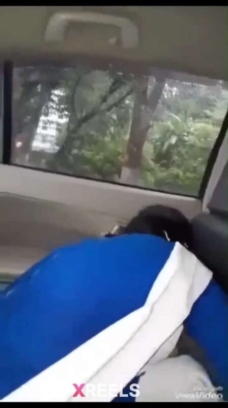 Thumbnail No 6 from Cute Girl Sucking Dick In Car Boyfriend Pressing Boobs After Class In Dress.