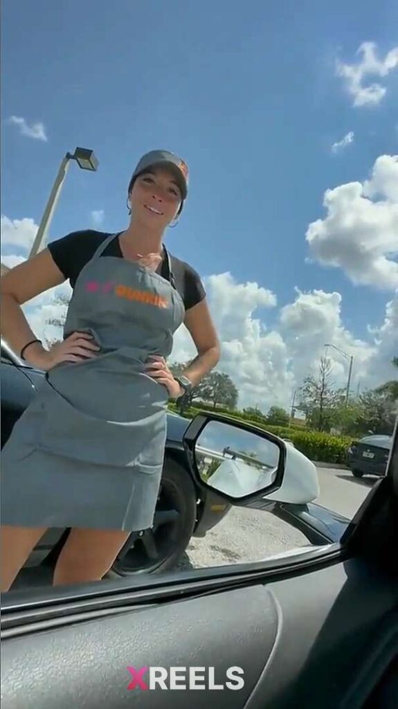 Thumbnail No 1 from Dunkin Donuts Working Girl Banged In The Car By Rizz Black Customer.