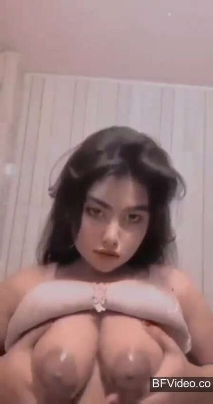 Thumbnail No 4 from Horny Chubby Girl Showing Her Volutous Boobs Video.