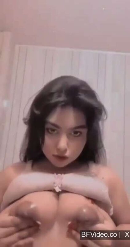 Thumbnail No 5 from Horny Chubby Girl Showing Her Volutous Boobs Video.