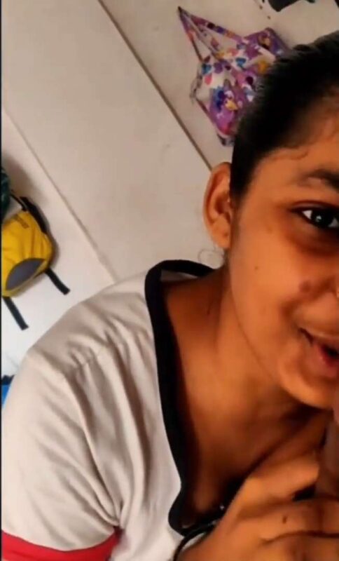 Thumbnail No 3 from Indian Cute Girl Oiling Dick Before Sex Video.