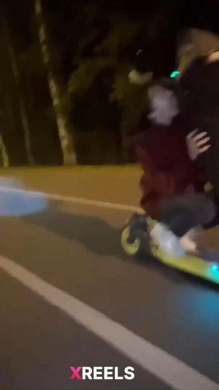 Thumbnail No 4 from Naughty Girl Sucking Off Boy While Riding On A Scooter.