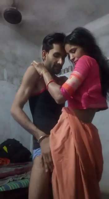 Slim Village Bhabhi Sex In Standing Position