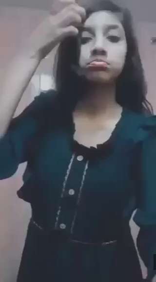 Smiling Desi Beauty Topless For Boyfriend