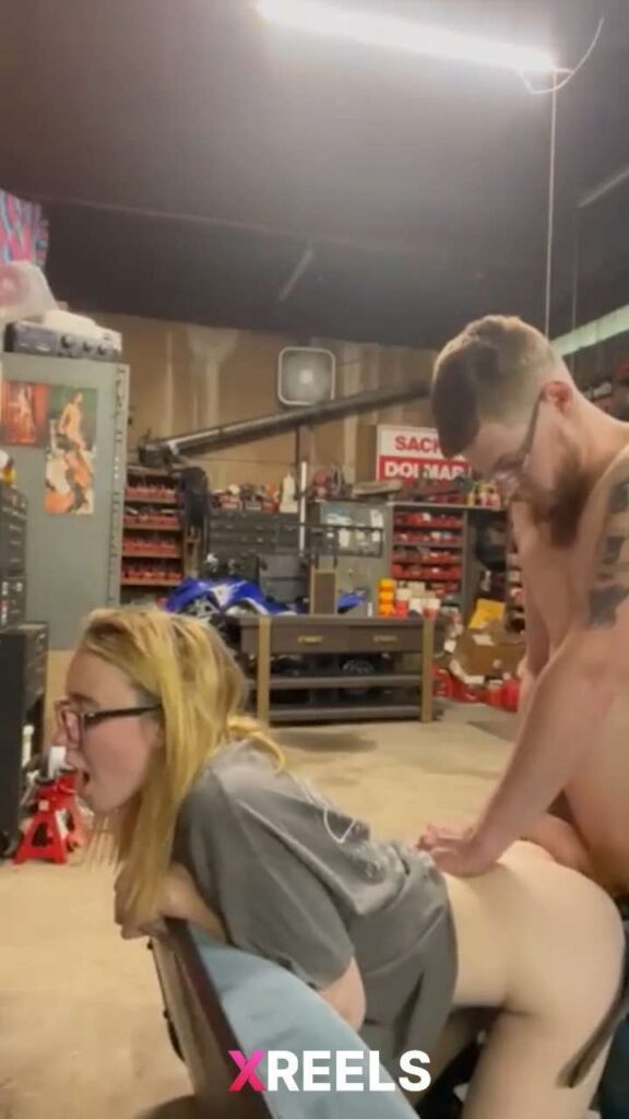 Thumbnail No 12 from Teen Girl Getting Backshots In Her Workshop By SupervisorR.