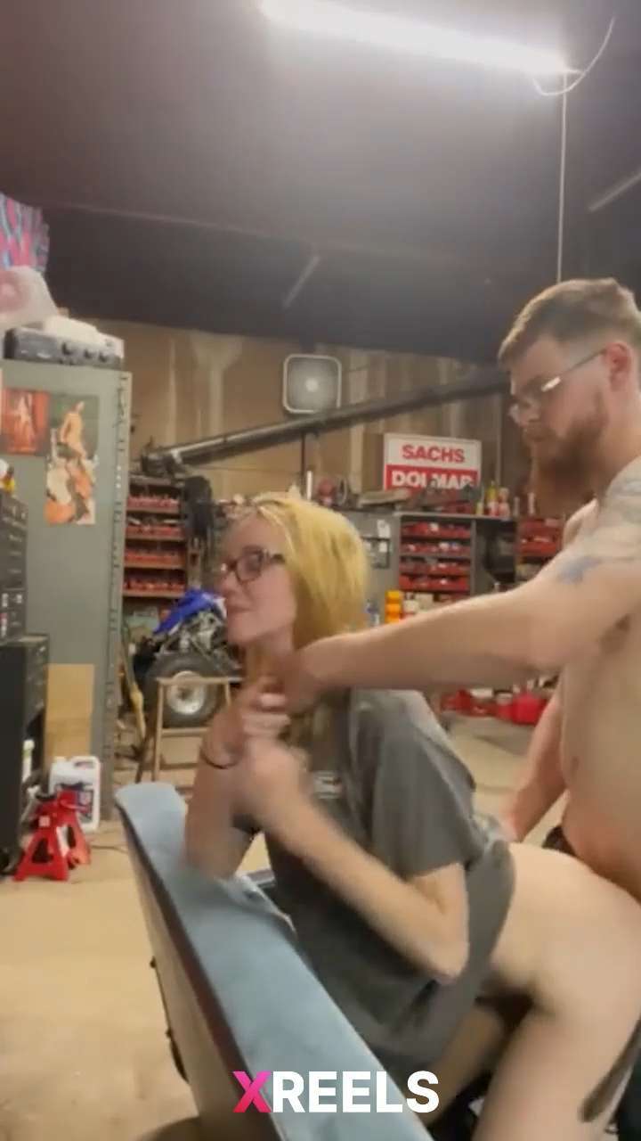 Teen Girl Getting Backshots In Her Workshop By SupervisorR