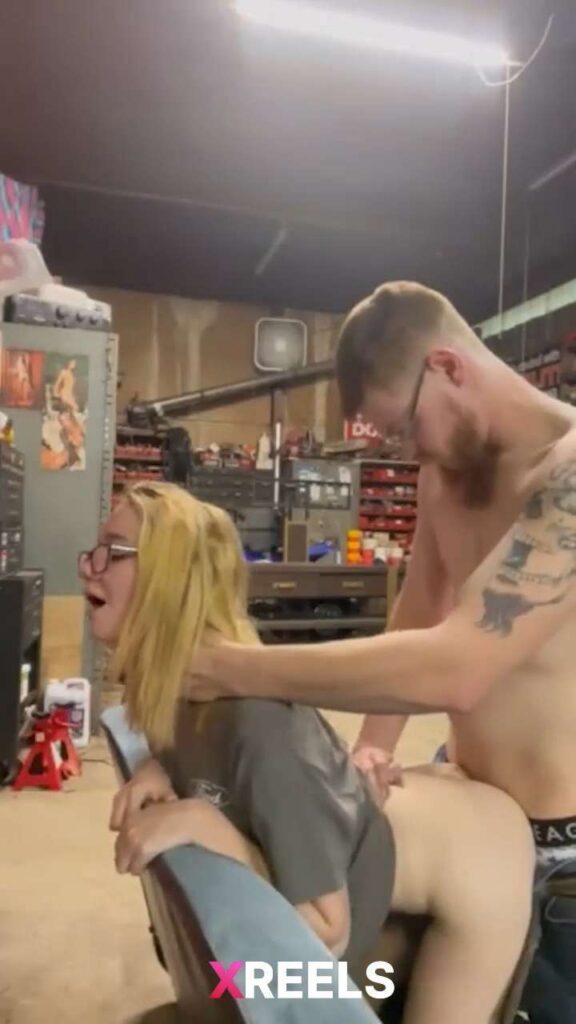 Thumbnail No 6 from Teen Girl Getting Backshots In Her Workshop By SupervisorR.