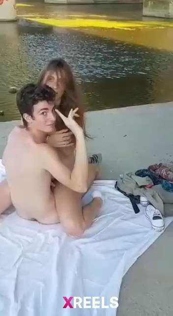 Young Couple Having Sex In The Hidden Place Secretly Recording By The Stranger Guy