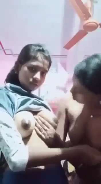 Young Lesbian Sisters Boob Sucking Play