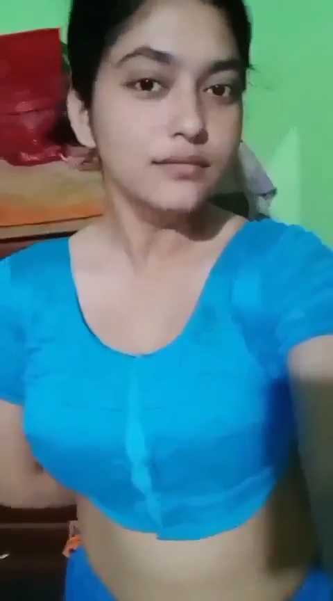Innocent Milk Tanker Bhabhi Stripping Blouse And Showing Ass