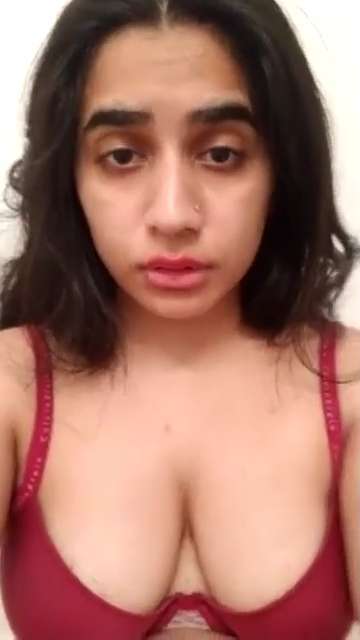 Beautiful Sexy Indian Girl Licking Her Pussy Juice