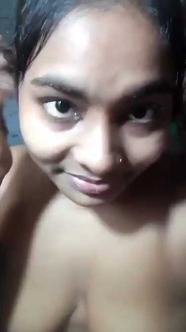 Bengali Wife In Bathroom Shows Nude Body on Selfie camera